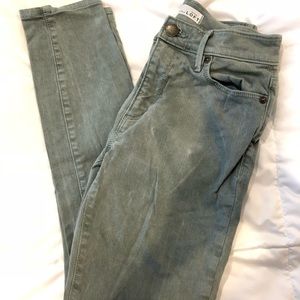 Khaki green LOFT jeans, 00
